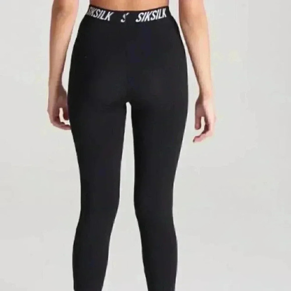 SikSilk Core Tape Leggings - Black - Picture 5 of 6